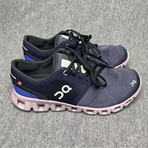 Women’s On Cloud X 3 Running Shoes Size 6 In Midnight Heron NWOT